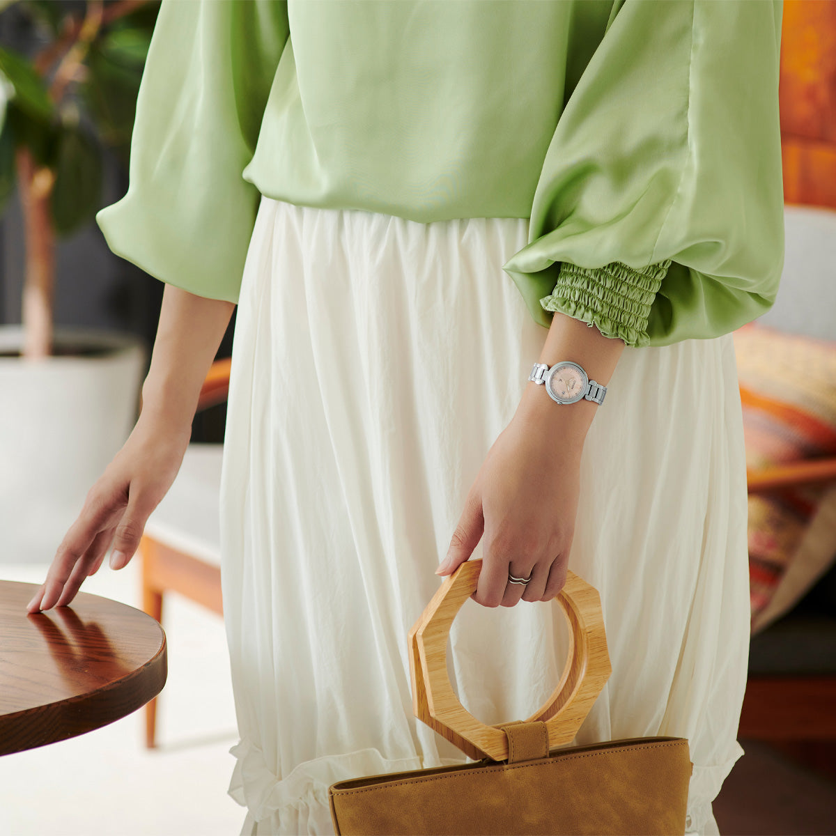 シチズン クロスシー エコドライブ 電波時計 xC ES9460-88W ティタニア ハッピーフライト レディース 腕時計 CITIZEN mizu collection【2025 新作】