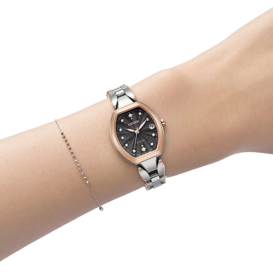 シチズン エクシード エコドライブ 電波時計 限定モデル ES9485-52E ダイレクトフライト 腕時計 レディース CITIZEN EXCEED KIZASHI COLLECTION【2026 新作】