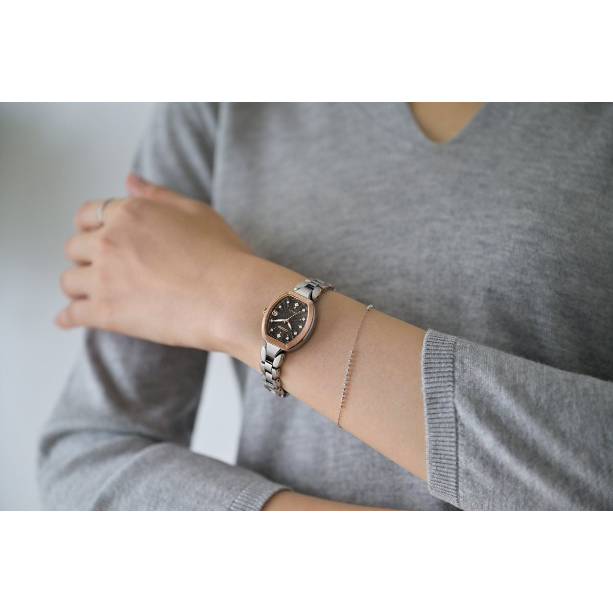 シチズン エクシード エコドライブ 電波時計 限定モデル ES9485-52E ダイレクトフライト 腕時計 レディース CITIZEN EXCEED KIZASHI COLLECTION【2026 新作】