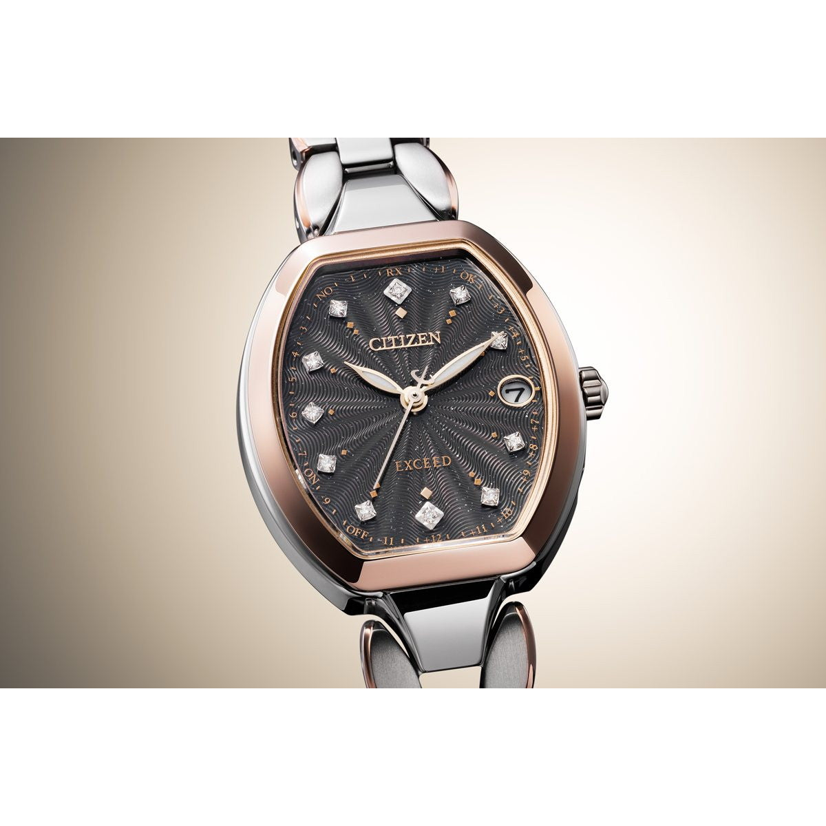 シチズン エクシード エコドライブ 電波時計 限定モデル ES9485-52E ダイレクトフライト 腕時計 レディース CITIZEN EXCEED KIZASHI COLLECTION【2026 新作】