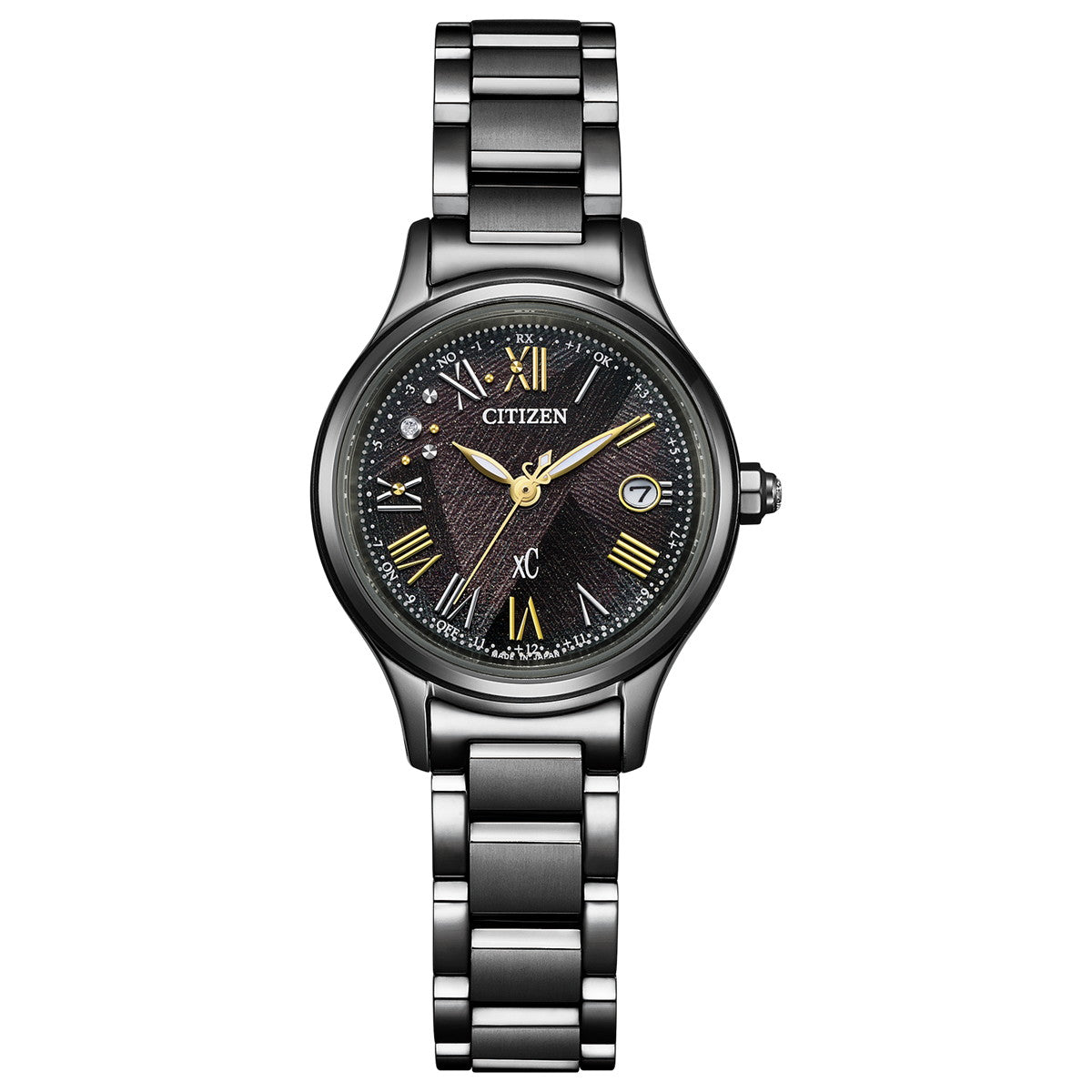 シチズン クロスシー エコドライブ 電波時計 xC ES9495-59E ハッピーフライト レディース 限定 腕時計 CITIZEN hikari collection LIGHT in BLACK Eco-Drive 50th Anniversary Edition【2026 新作】