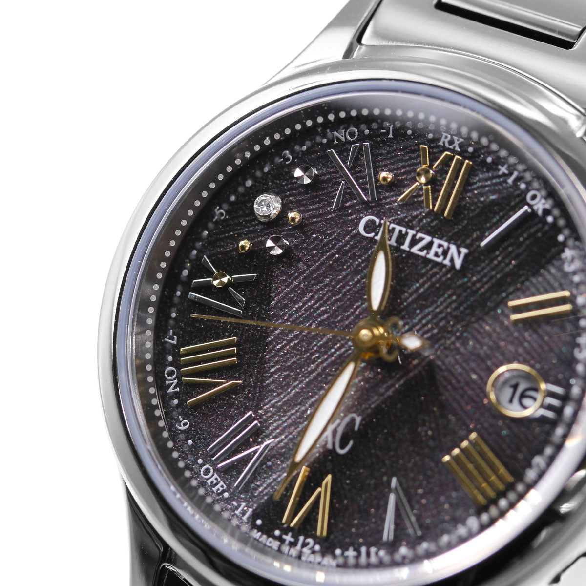 シチズン クロスシー エコドライブ 電波時計 xC ES9495-59E ハッピーフライト レディース 限定 腕時計 CITIZEN hikari collection LIGHT in BLACK Eco-Drive 50th Anniversary Edition【2026 新作】