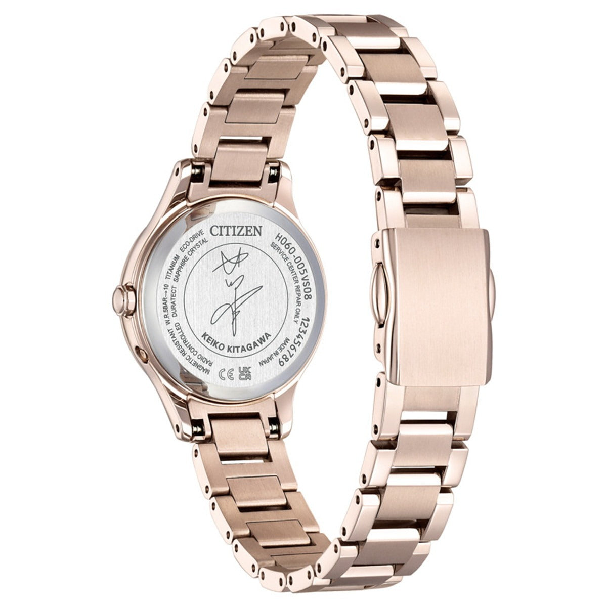 シチズン クロスシー エコドライブ 電波時計 xC KEIKO KITAGAWA 限定 ES9498-51D ティタニア ハッピーフライト 腕時計 CITIZEN hikari collection【2025 新作】