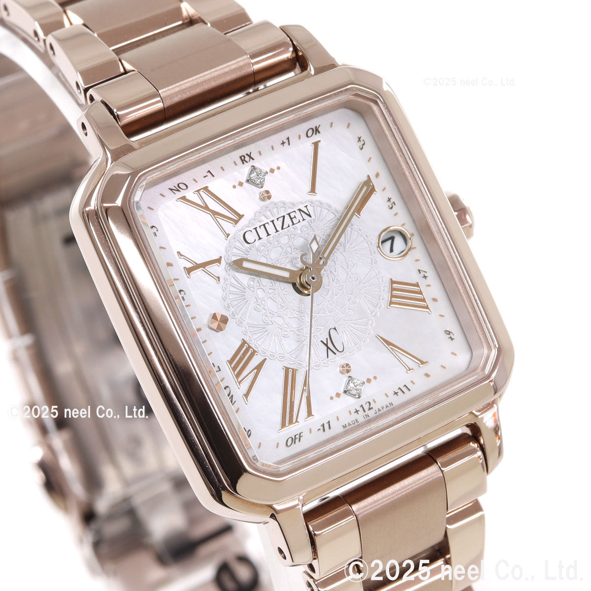 シチズン クロスシー エコドライブ 電波時計 xC ES9506-54N レディース 限定 腕時計 CITIZEN hikari collection 替えバンド付属【2025 新作】