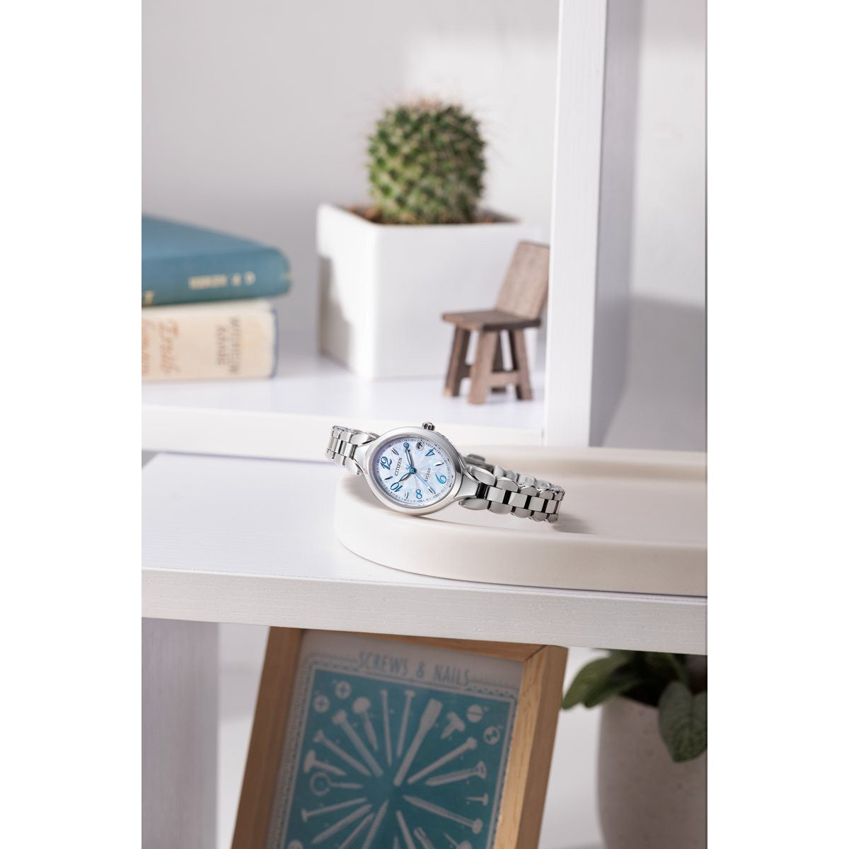 シチズン エクシード CITIZEN EXCEED エコドライブ 電波時計 ダイレクトフライト レディース 腕時計 ES9510-57D【2025 新作】