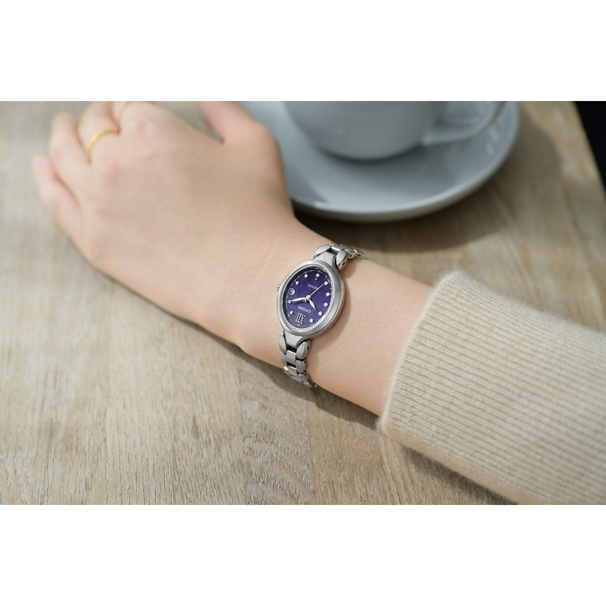シチズン エクシード CITIZEN EXCEED エコドライブ 電波時計 DEAR Collection 限定 腕時計 ペア レディース ES9510-65L ダイレクトフライト Limited Pair Model【2026 新作】