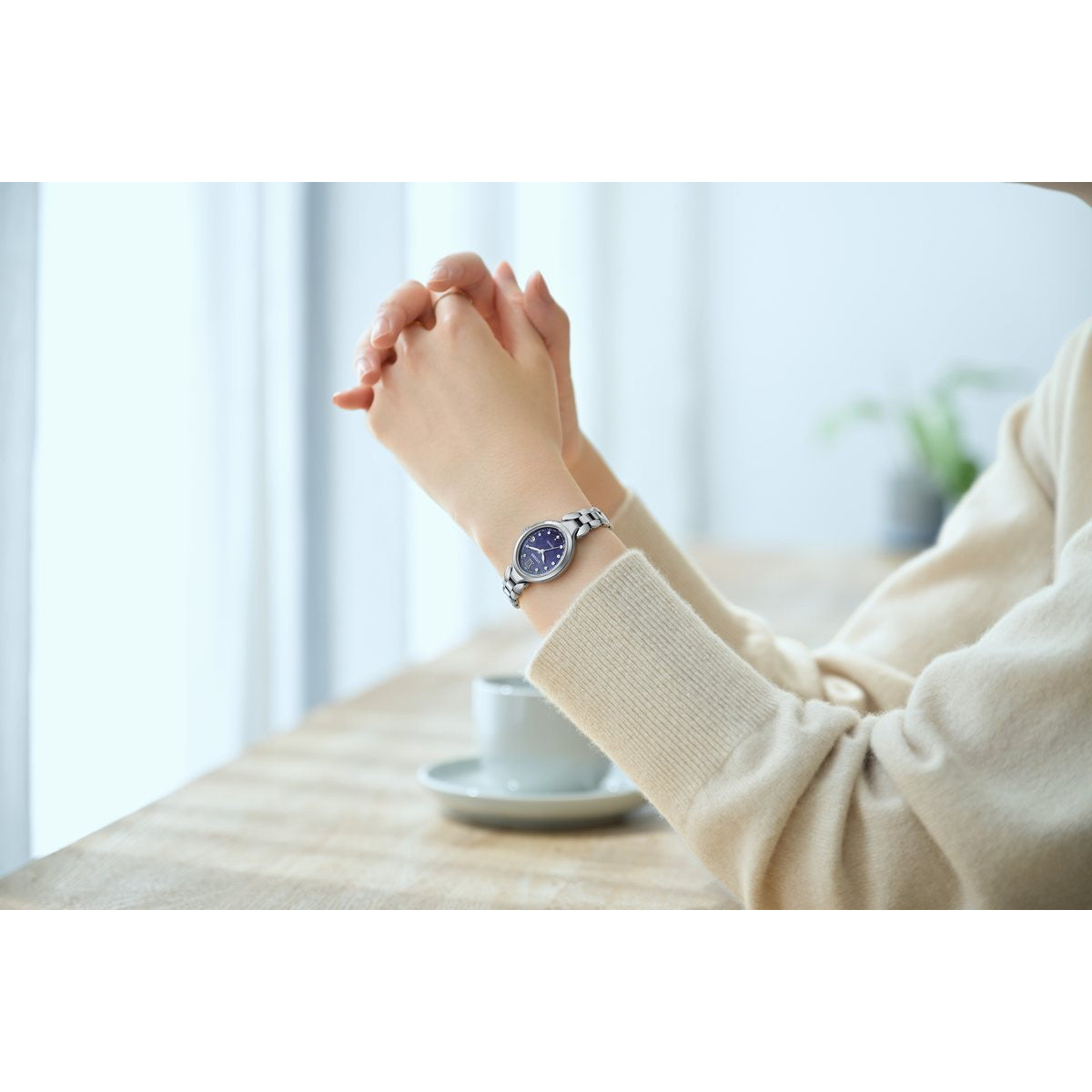 シチズン エクシード CITIZEN EXCEED エコドライブ 電波時計 DEAR Collection 限定 腕時計 ペア レディース ES9510-65L ダイレクトフライト Limited Pair Model【2026 新作】