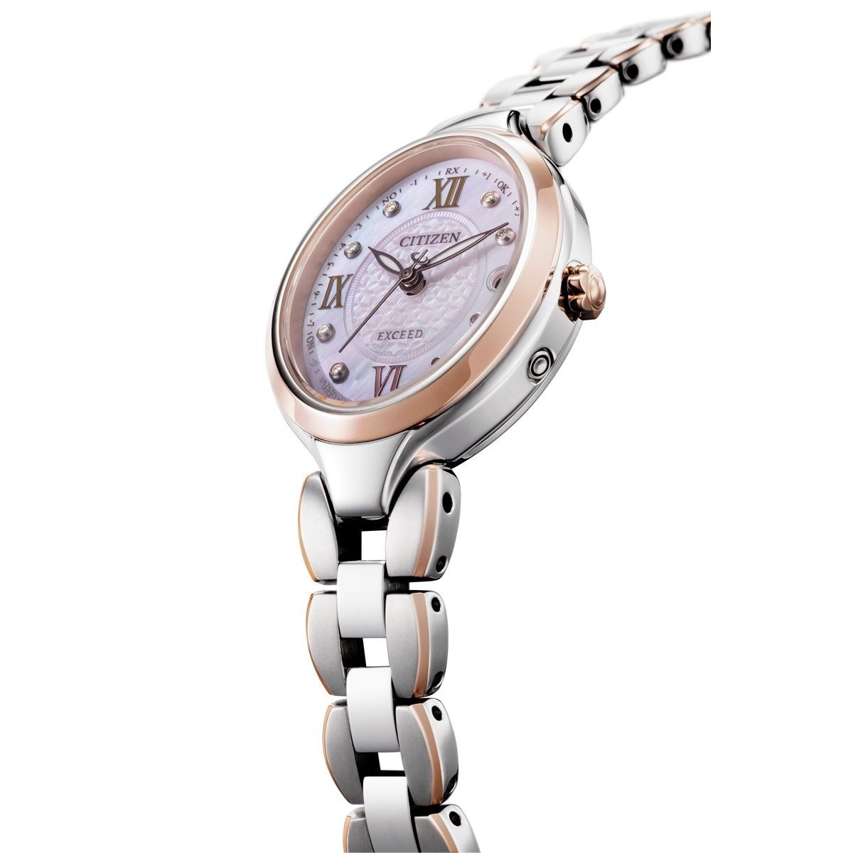 シチズン エクシード CITIZEN EXCEED エコドライブ 電波時計 ダイレクトフライト レディース 腕時計 ES9515-53N