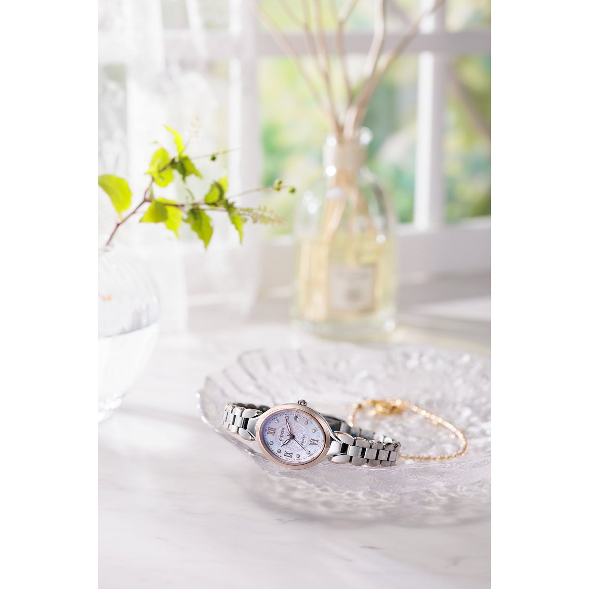 シチズン エクシード CITIZEN EXCEED エコドライブ 電波時計 ダイレクトフライト レディース 腕時計 ES9515-53N【2025 新作】