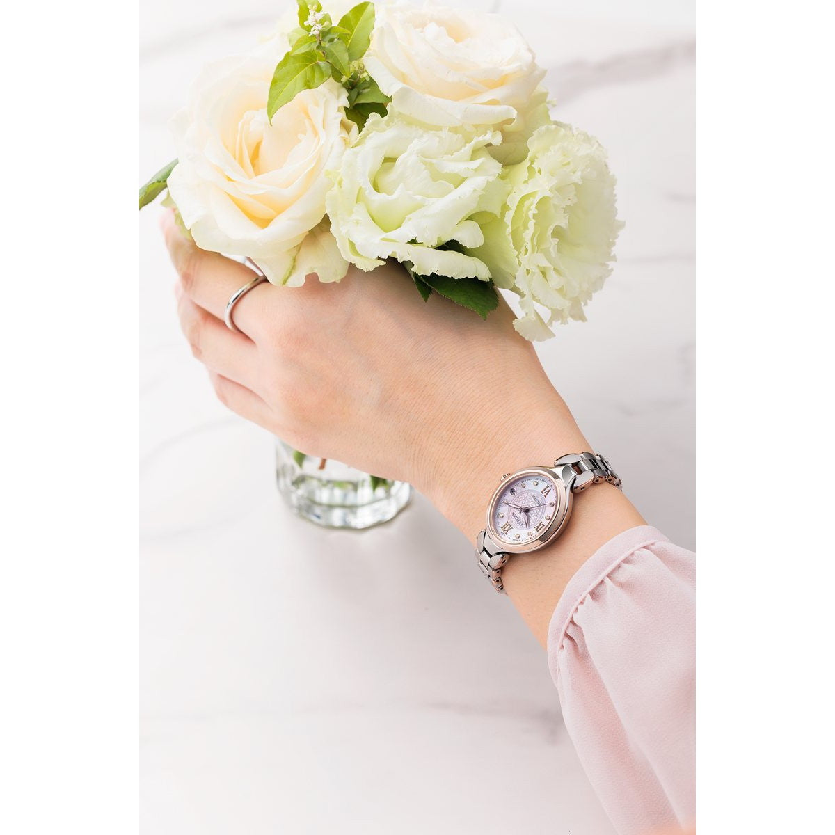 シチズン エクシード CITIZEN EXCEED エコドライブ 電波時計 ダイレクトフライト レディース 腕時計 ES9515-53N【2025 新作】