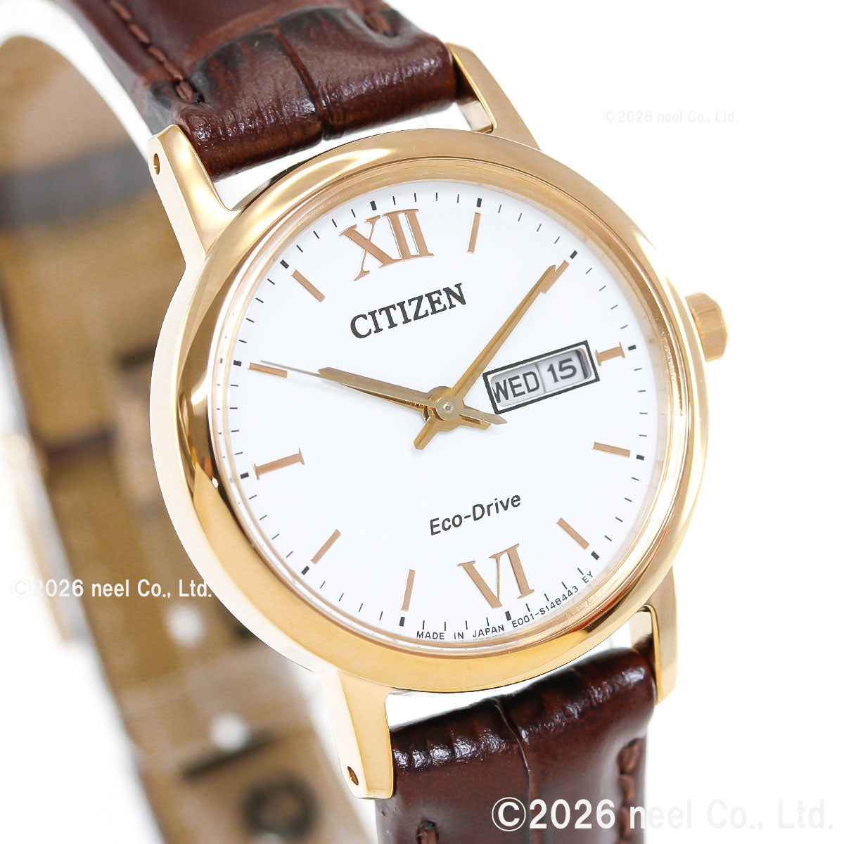 シチズン コレクション CITIZEN COLLECTION エコドライブ ソーラー 腕時計 レディース ペアウォッチ デイデイト EW3252-07A