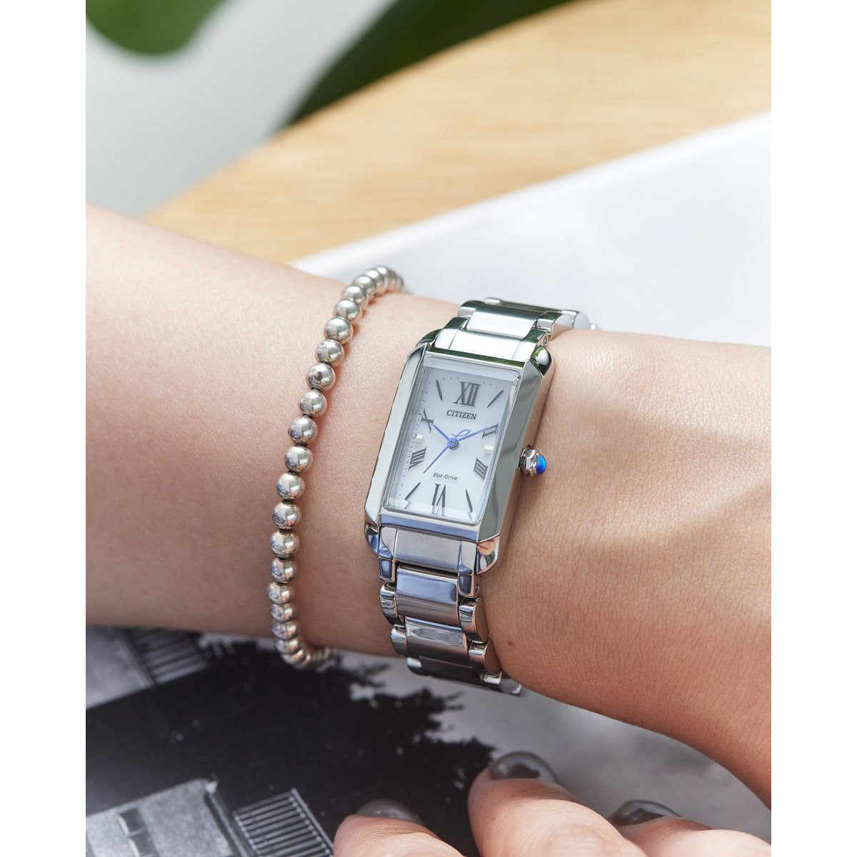 シチズン エル CITIZEN L エコドライブ 腕時計 レディース EW5620-55A SQUARE Collection【2025 新作】