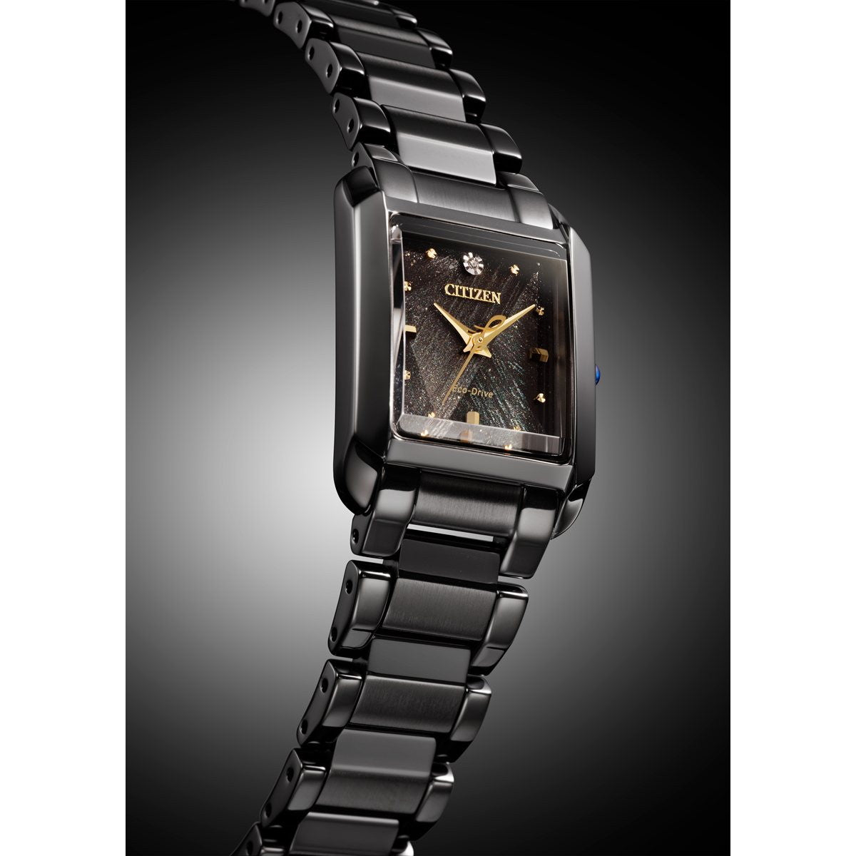 シチズン エル CITIZEN L エコドライブ 限定 腕時計 レディース EW5636-55E SQUARE Collection Line LIGHT in BLACK Eco-Drive 50th Anniversary Edition【2026 新作】