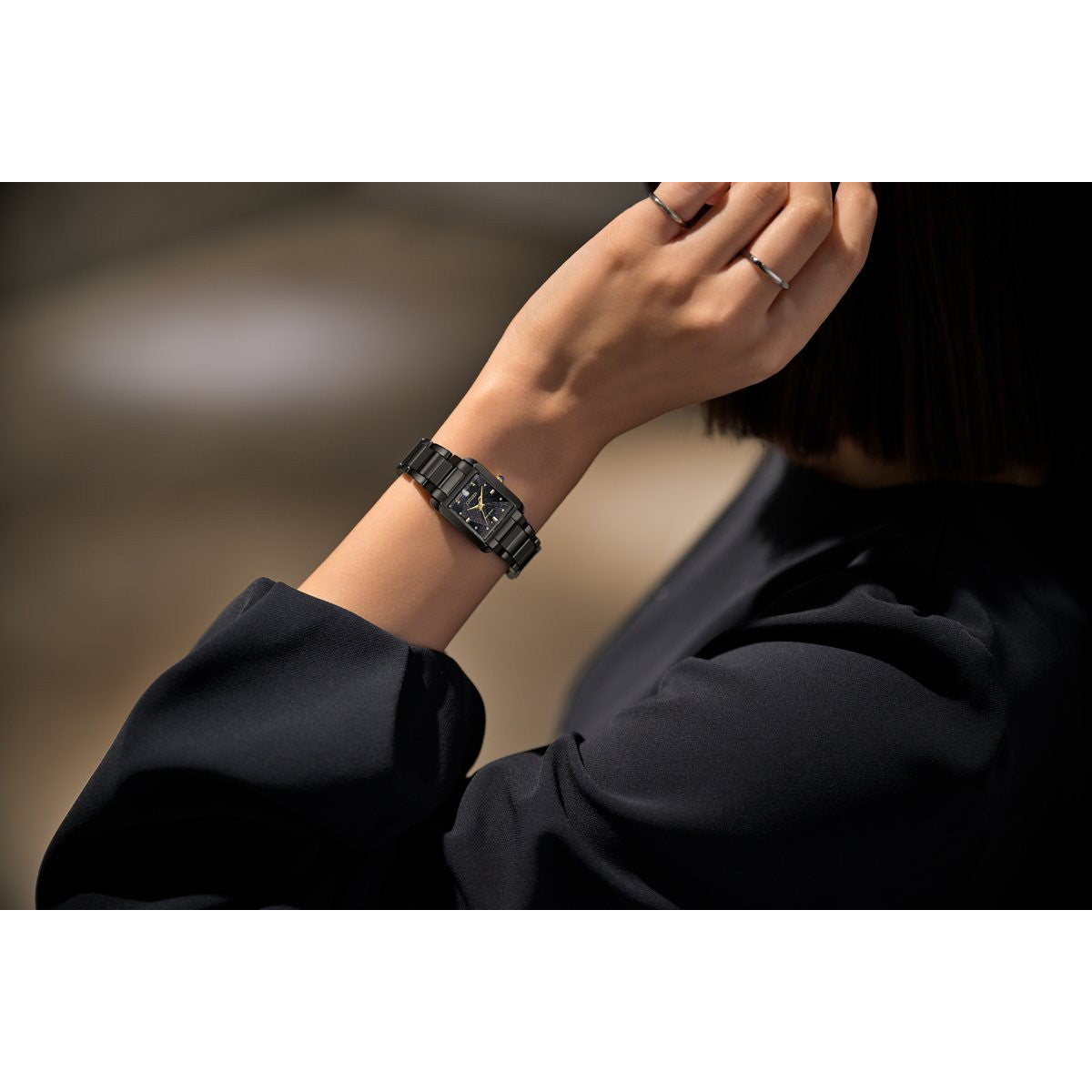 シチズン エル CITIZEN L エコドライブ 限定 腕時計 レディース EW5636-55E SQUARE Collection Line LIGHT in BLACK Eco-Drive 50th Anniversary Edition【2026 新作】