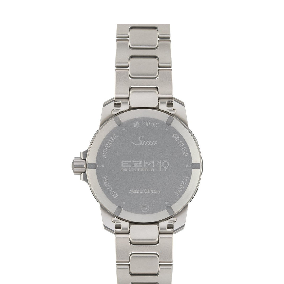 Sinn ジン EZM19 自動巻き 腕時計 メンズ Mission Timers EZM ミッションタイマー ファインアジャストクラスプ付きブレスレット ドイツ製