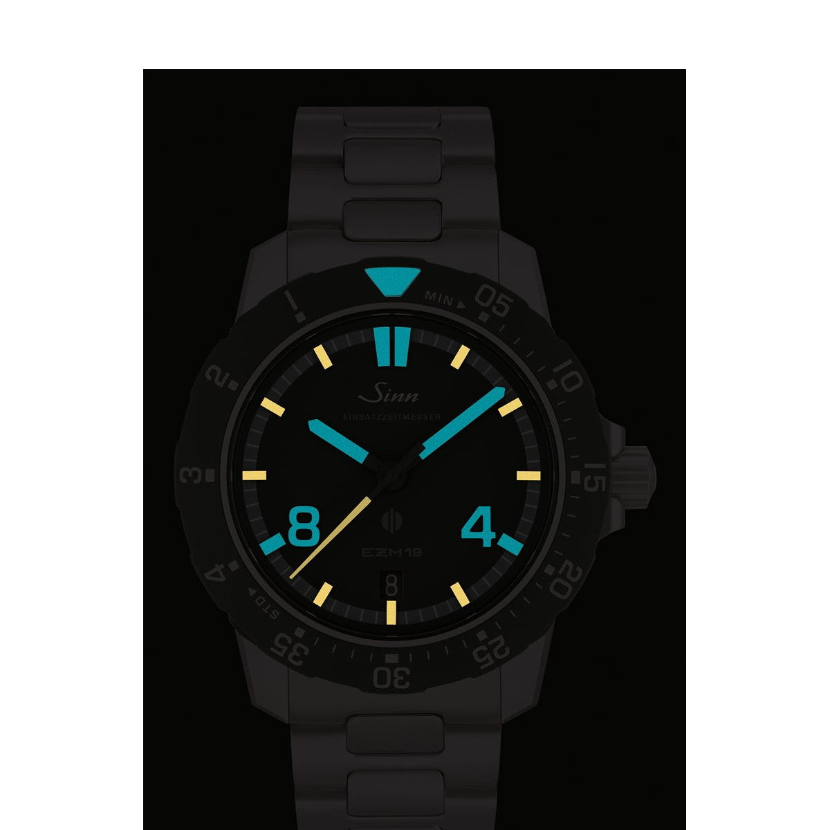 Sinn ジン EZM19 自動巻き 腕時計 メンズ Mission Timers EZM ミッションタイマー ファインアジャストクラスプ付きブレスレット ドイツ製