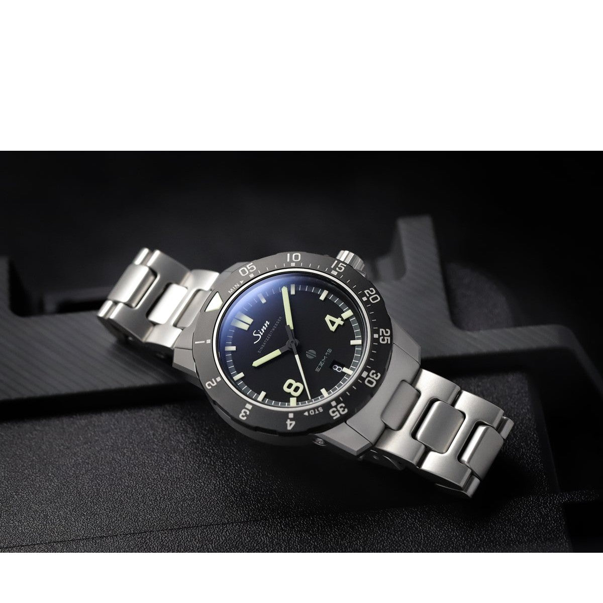 Sinn ジン EZM19 自動巻き 腕時計 メンズ Mission Timers EZM ミッションタイマー ファインアジャストクラスプ付きブレスレット ドイツ製