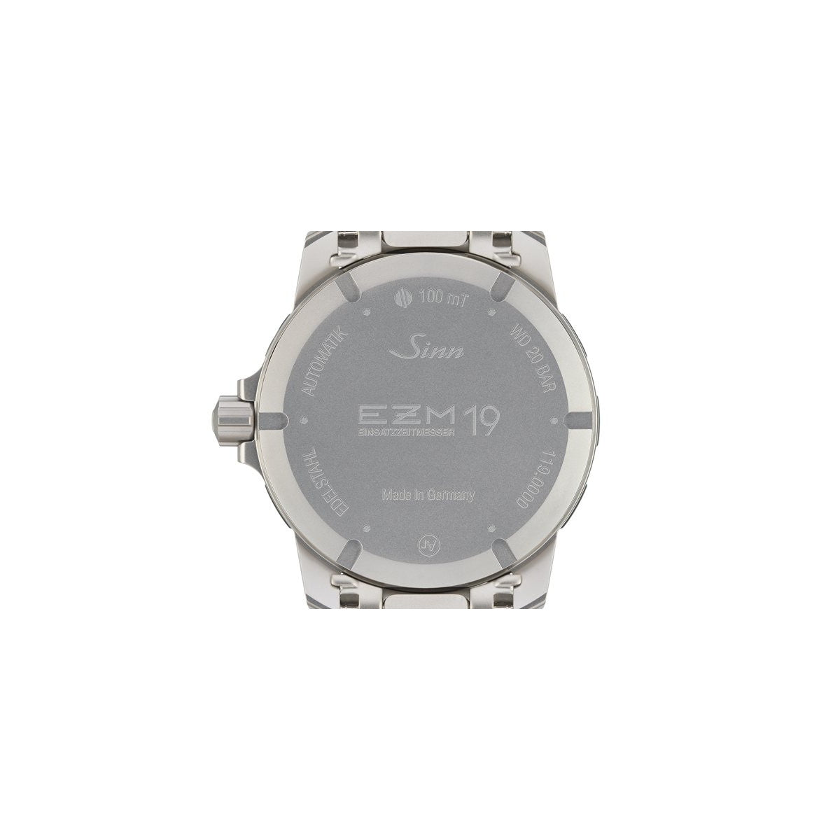 Sinn ジン EZM19 自動巻き 腕時計 メンズ Mission Timers EZM ミッションタイマー テキスタイルストラップ オリーブグレー ドイツ製