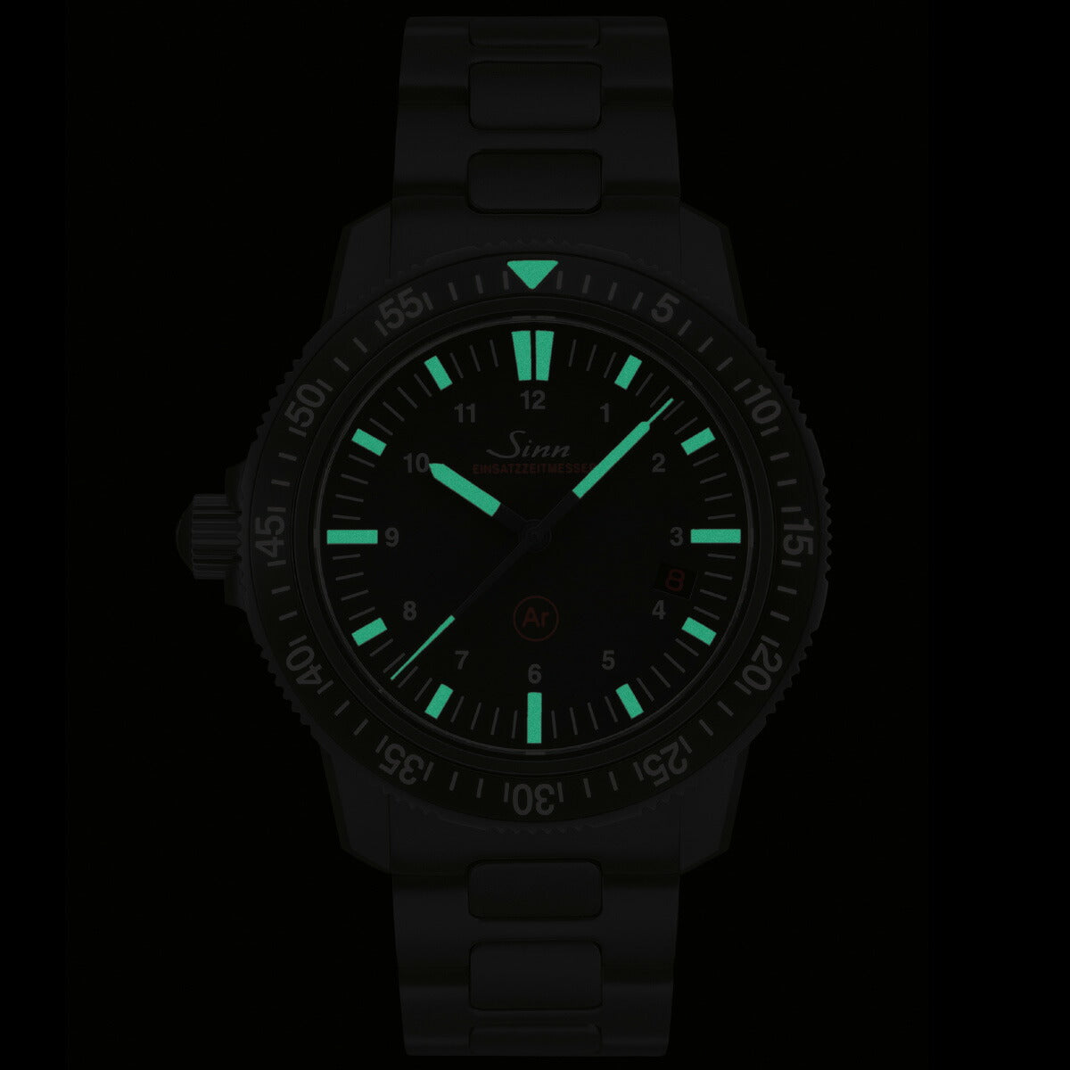 Sinn ジン EZM 3 S 自動巻き 腕時計 メンズ Mission Timers EZM ミッションタイマー ステンレスバンド ドイツ製【60回分割手数料無料！】【2025 新作】