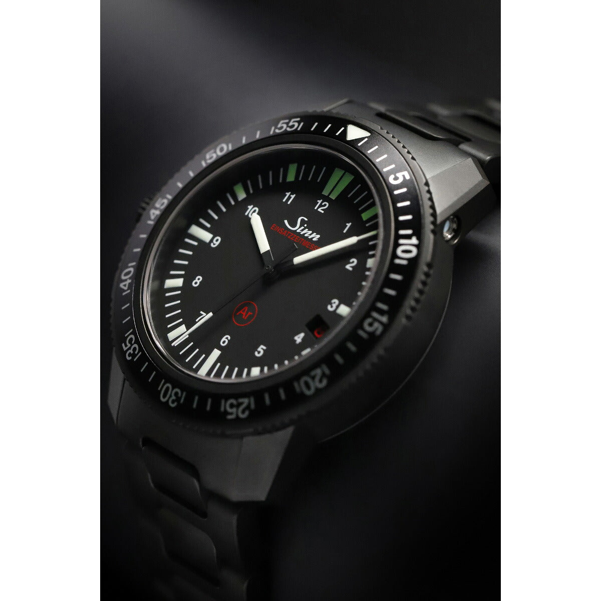 Sinn ジン EZM 3 S 自動巻き 腕時計 メンズ Mission Timers EZM ミッションタイマー ステンレスバンド ドイツ製【60回分割手数料無料！】【2025 新作】