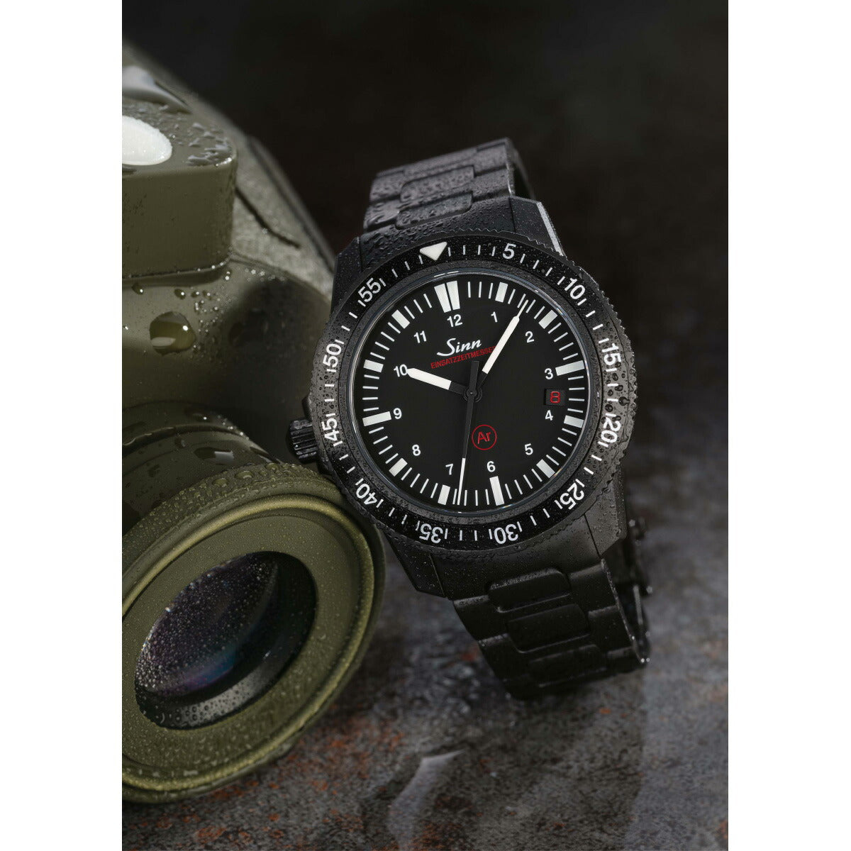Sinn ジン EZM 3 S 自動巻き 腕時計 メンズ Mission Timers EZM ミッションタイマー ステンレスバンド ドイツ製【60回分割手数料無料！】【2025 新作】