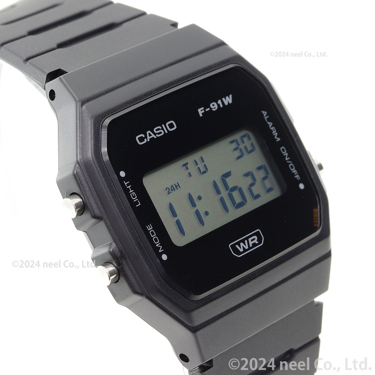 カシオ CASIO CLASSIC 限定モデル デジタル 腕時計 F-91WB-1AJF ブラック【2024 新作】