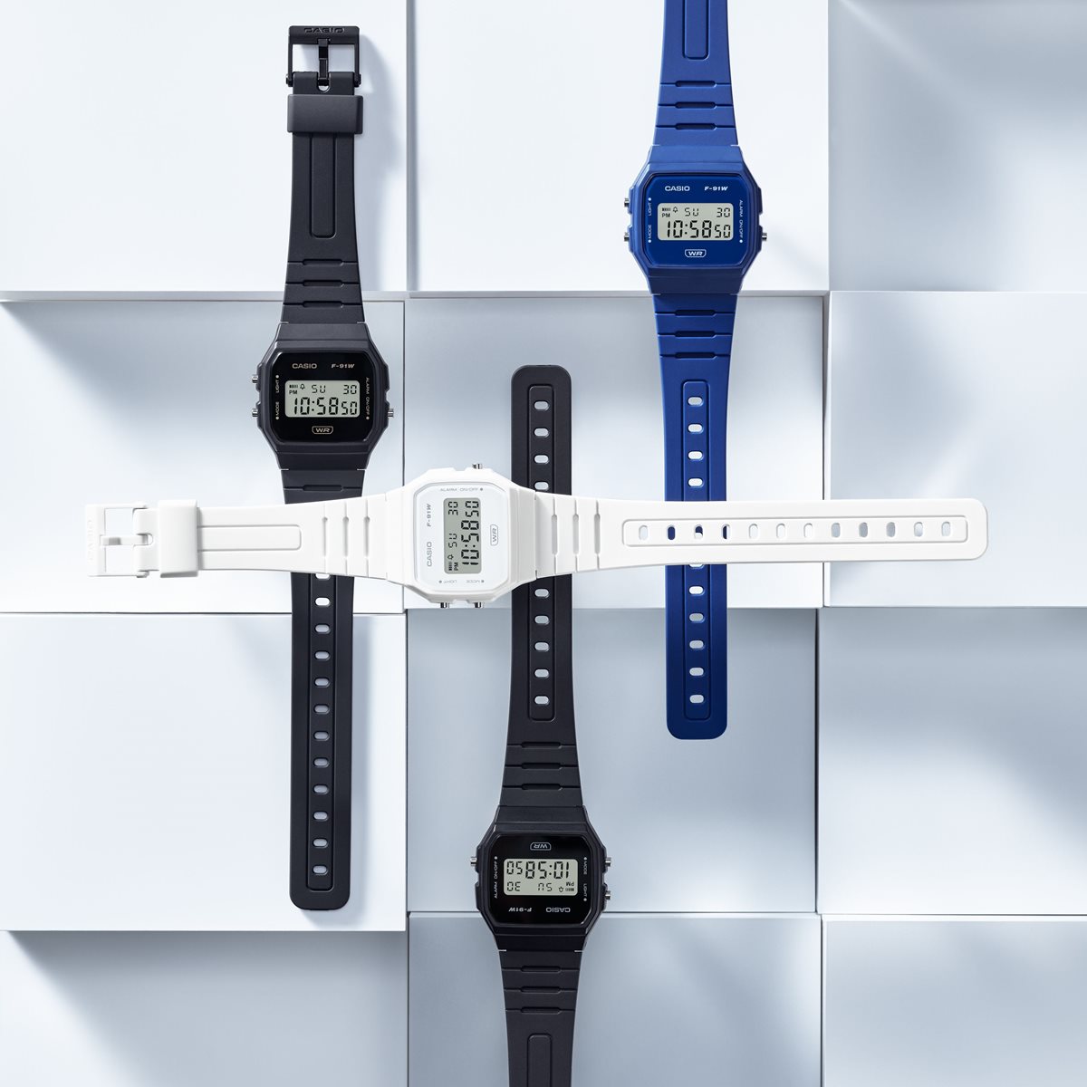 カシオ CASIO CLASSIC 限定モデル デジタル 腕時計 F-91WB-8AJF ダークグレー【2024 新作】