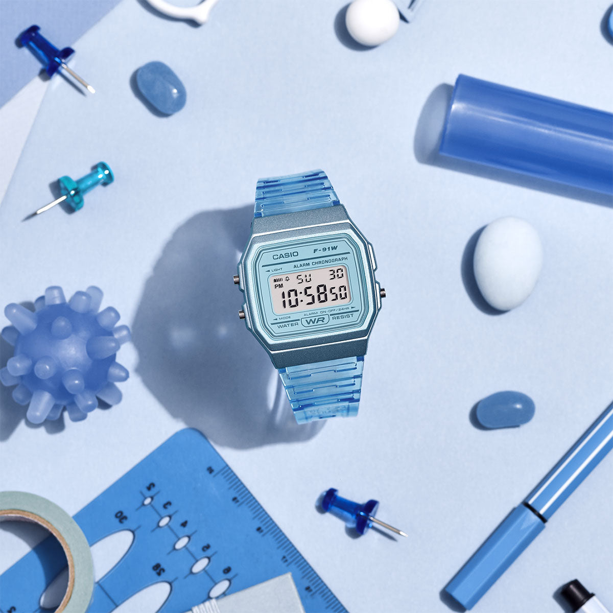 カシオ コレクション CASIO Collection POP デジタル 腕時計 F-91WS-2JH ポップ