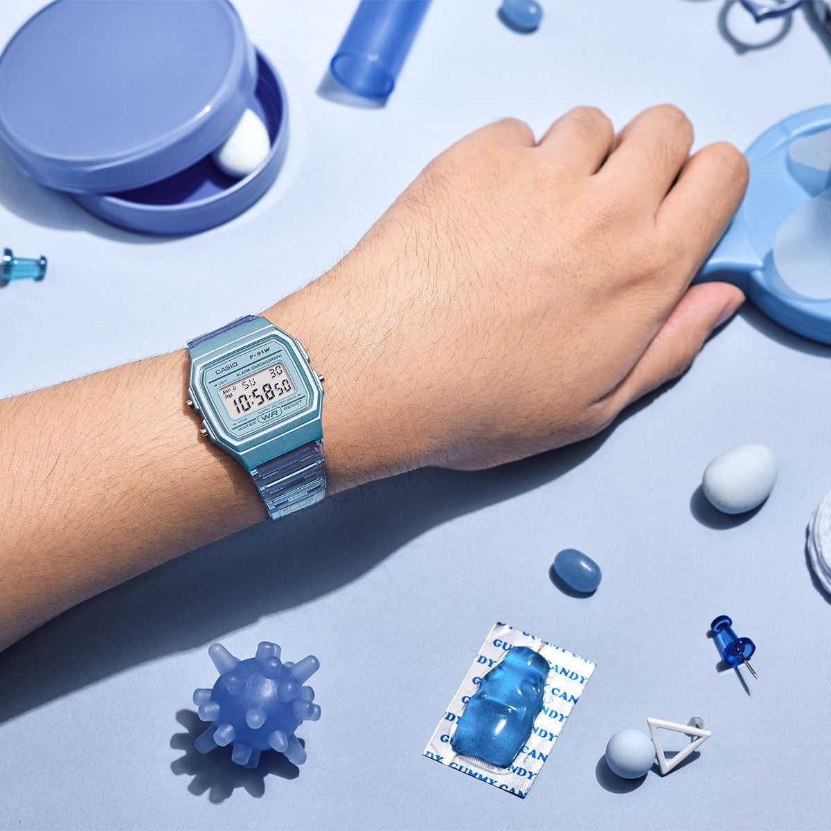 カシオ コレクション CASIO Collection POP デジタル 腕時計 F-91WS-2JH ポップ