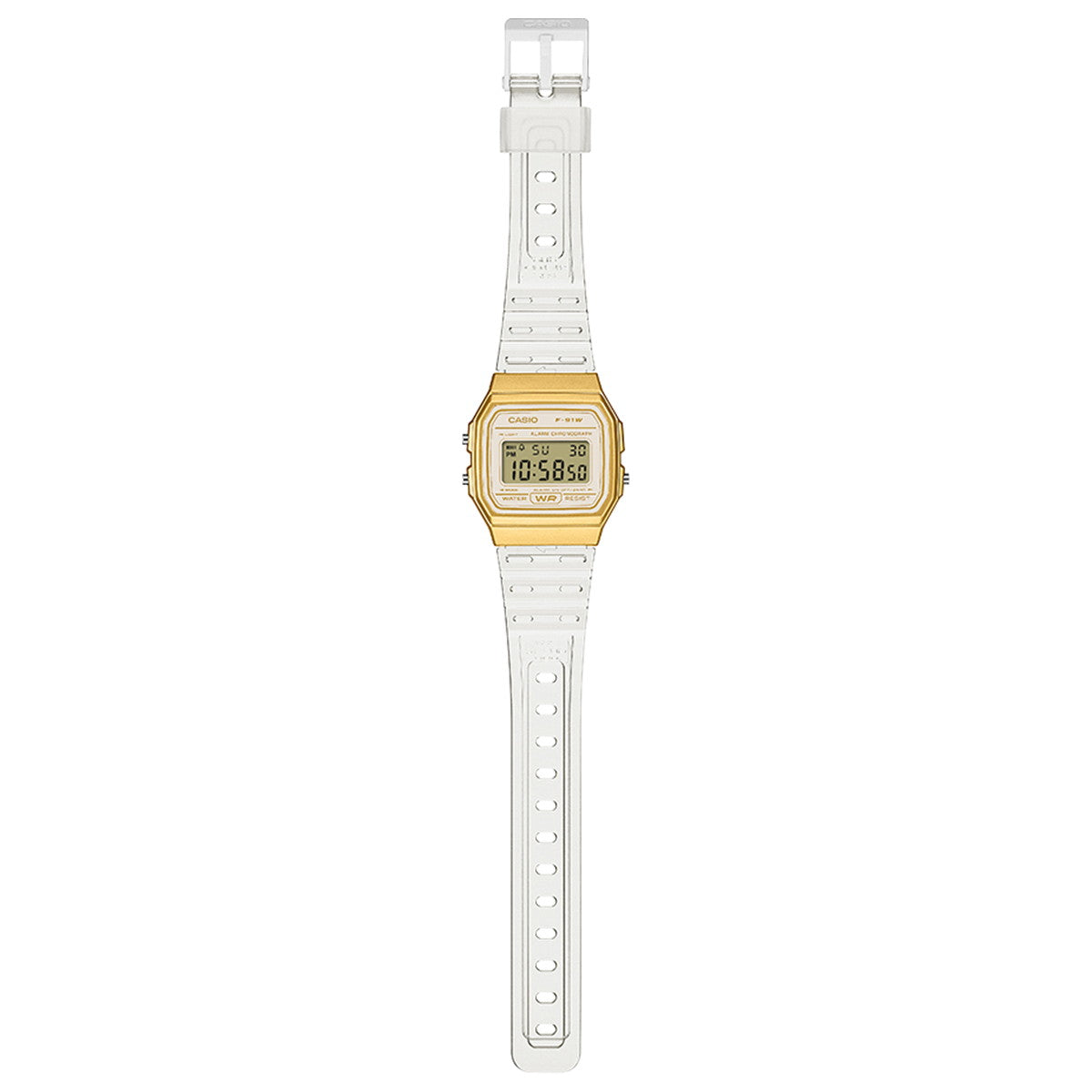 カシオ コレクション CASIO Collection デジタル 腕時計 F-91WS-7A2JF スケルトンバンド【2026 新作】
