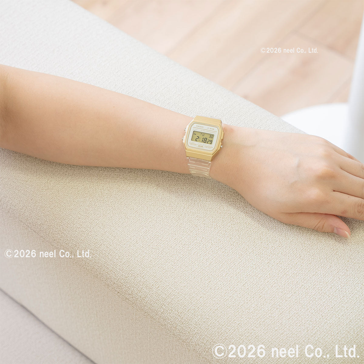 カシオ コレクション CASIO Collection デジタル 腕時計 F-91WS-7A2JF スケルトンバンド【2026 新作】