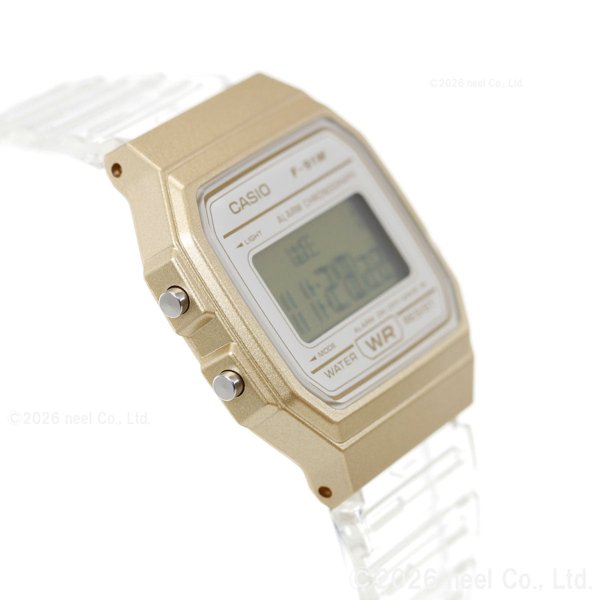 カシオ コレクション CASIO Collection デジタル 腕時計 F-91WS-7A2JF スケルトンバンド【2026 新作】