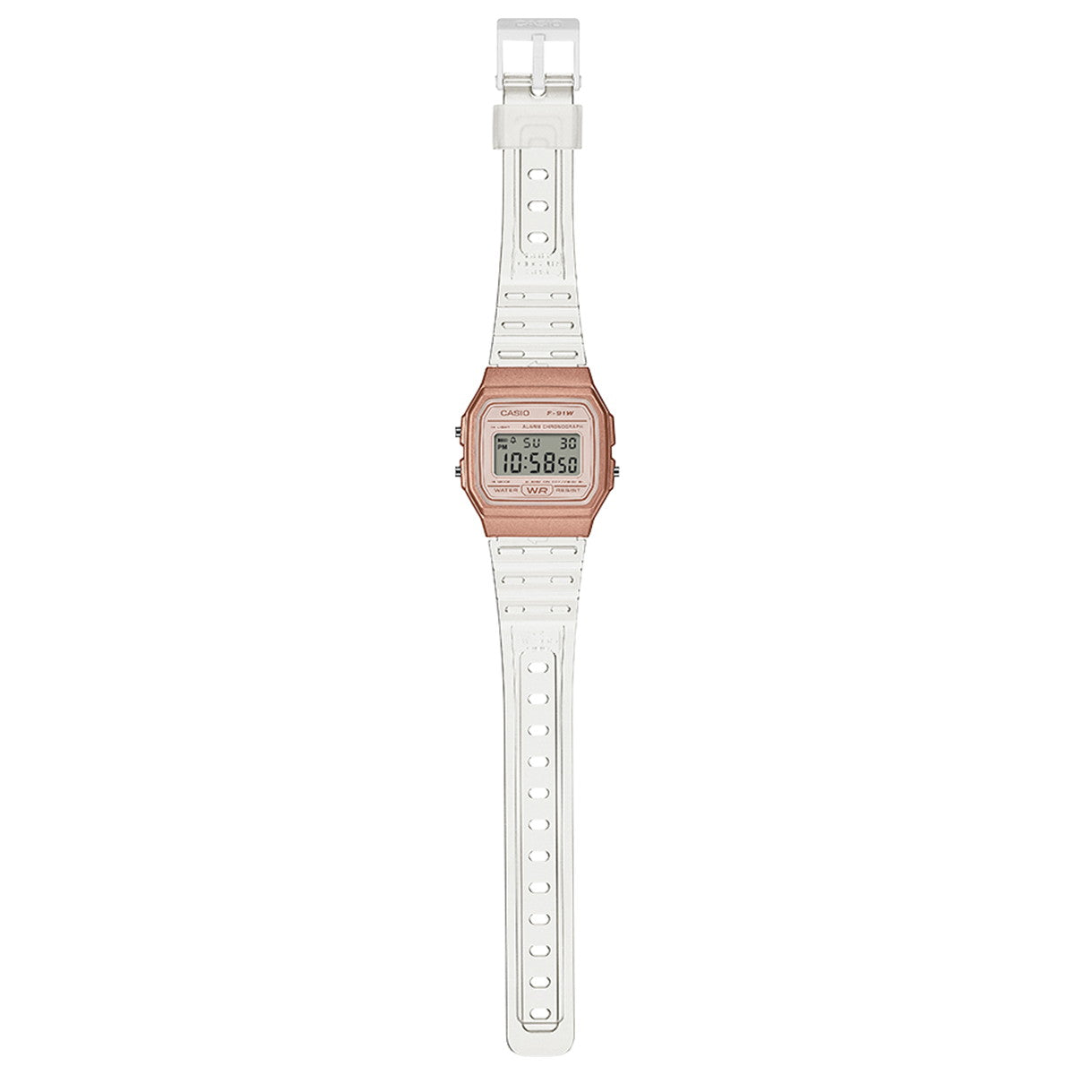 カシオ コレクション CASIO Collection デジタル 腕時計 F-91WS-7A3JF スケルトンバンド【2026 新作】