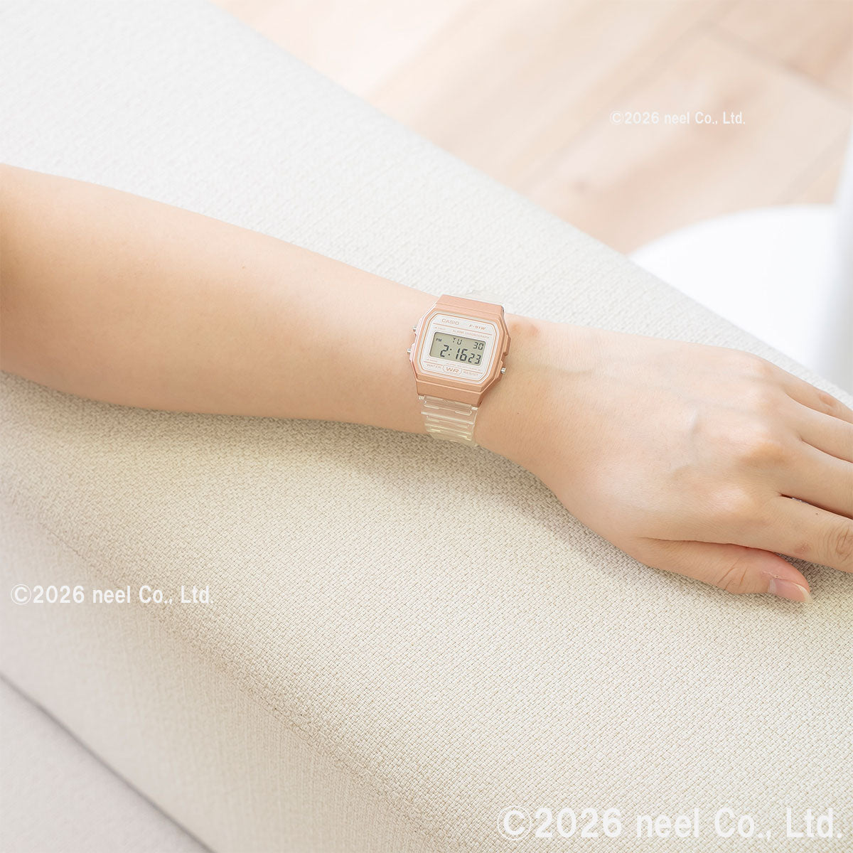 カシオ コレクション CASIO Collection デジタル 腕時計 F-91WS-7A3JF スケルトンバンド【2026 新作】