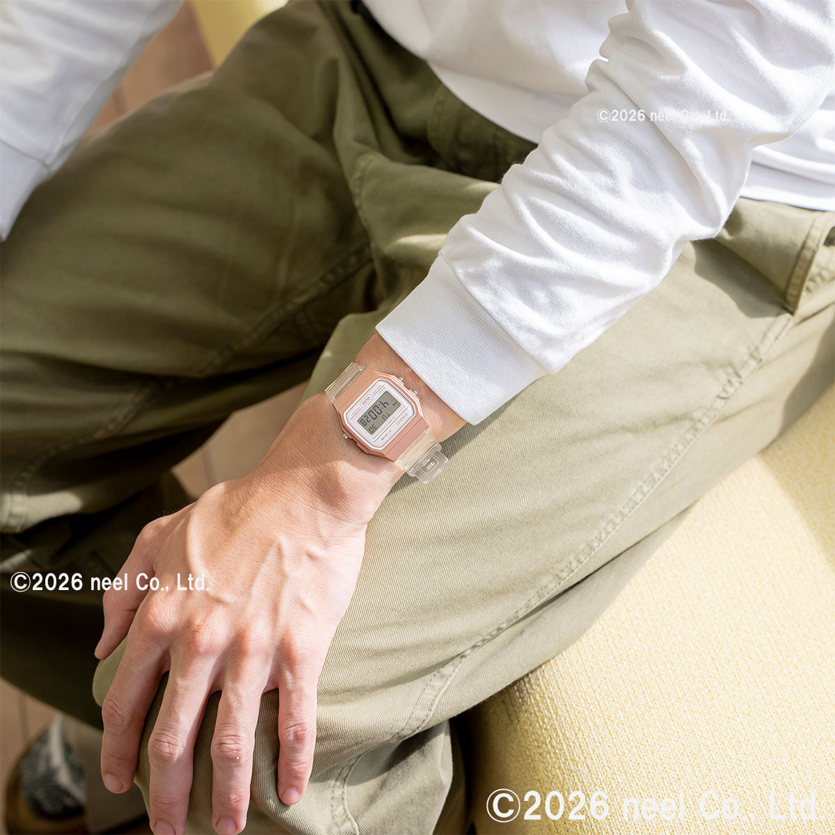 カシオ コレクション CASIO Collection デジタル 腕時計 F-91WS-7A3JF スケルトンバンド【2026 新作】