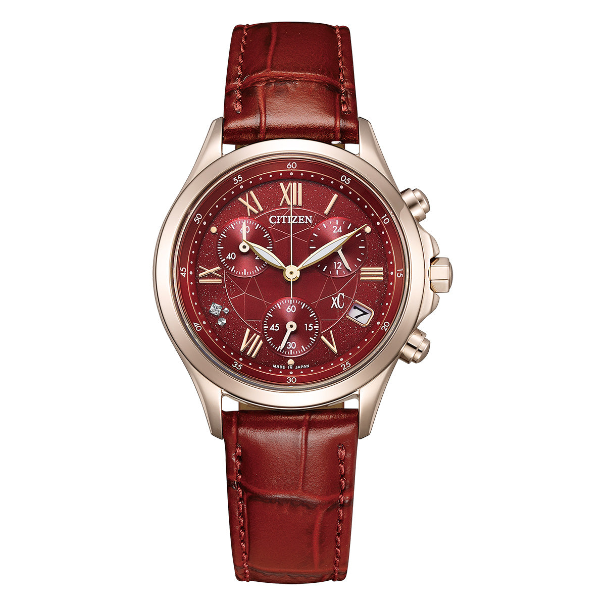 シチズン クロスシー CITIZEN xC エコドライブ ソーラー クロノグラフ 限定モデル 腕時計 レディース basic collection FB1405-15W【2026 新作】
