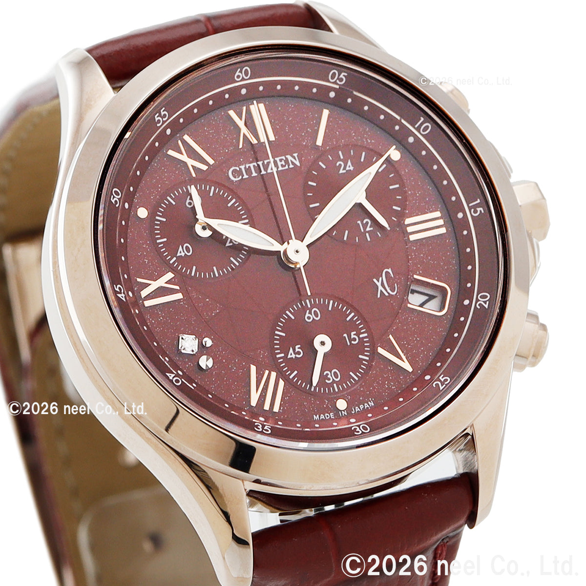 シチズン クロスシー CITIZEN xC エコドライブ ソーラー クロノグラフ 限定モデル 腕時計 レディース basic collection FB1405-15W【2026 新作】