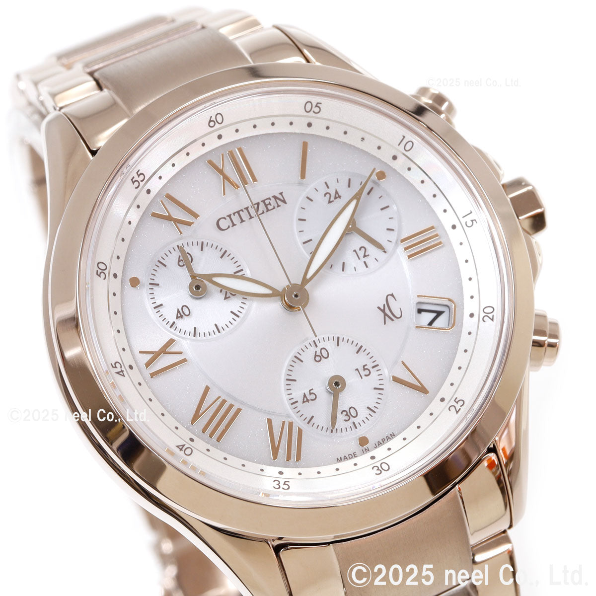 シチズン クロスシー CITIZEN xC エコドライブ ソーラー クロノグラフ 腕時計 レディース basic collection FB1405-58A【2025 新作】