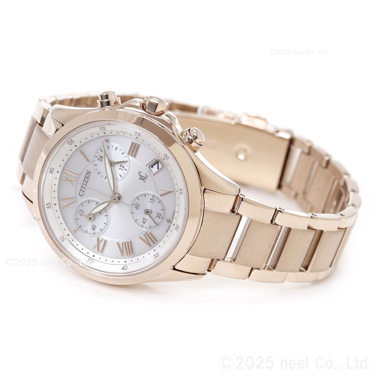 シチズン クロスシー CITIZEN xC エコドライブ ソーラー クロノグラフ 腕時計 レディース basic collection FB1405-58A【2025 新作】