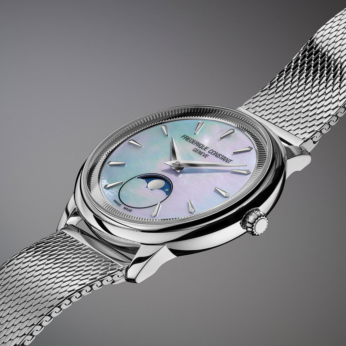 フレデリック・コンスタント FREDERIQUE CONSTANT クラシック モネータ ムーンフェイズ FC-206MPLB2S6B 腕時計 レディース【2026 新作】【60回分割手数料無料！】