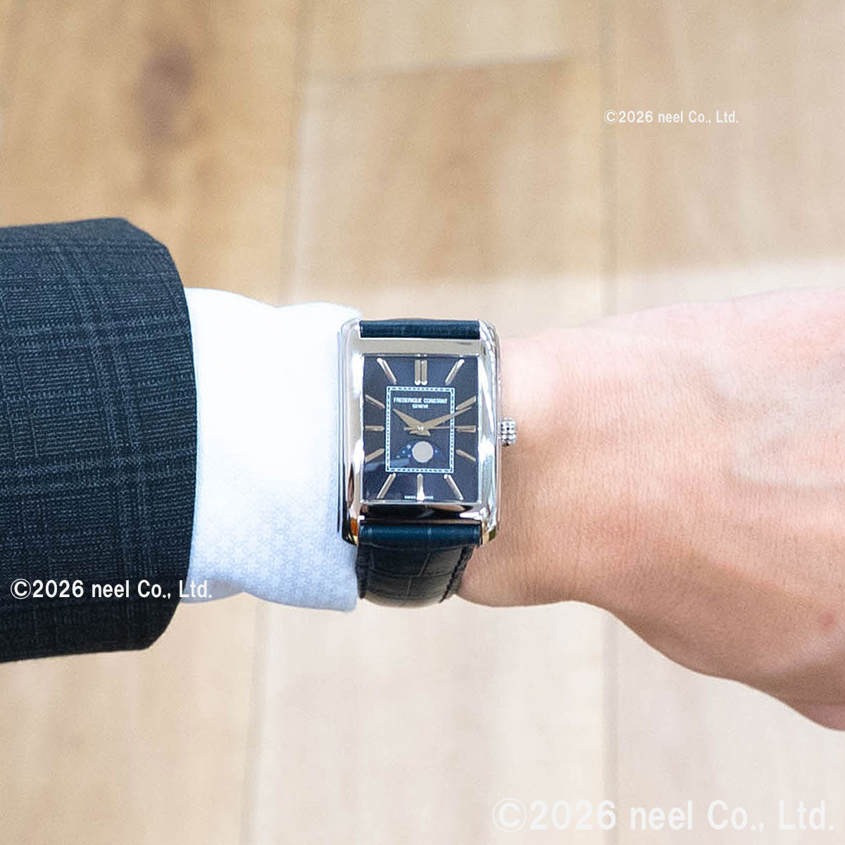 フレデリック コンスタント FREDERIQUE CONSTANT クラシック カレ ムーンフェイズ オートマチック FC-333N4C6 腕時計【2026 新作】【60回分割手数料無料！】