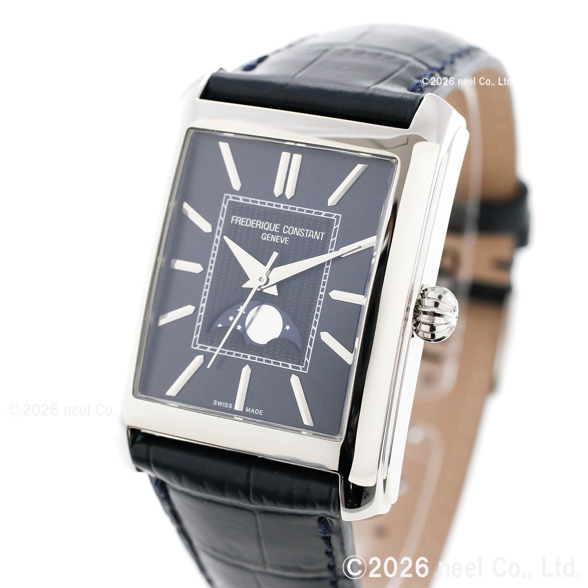 フレデリック コンスタント FREDERIQUE CONSTANT クラシック カレ ムーンフェイズ オートマチック FC-333N4C6 腕時計【2026 新作】【60回分割手数料無料！】