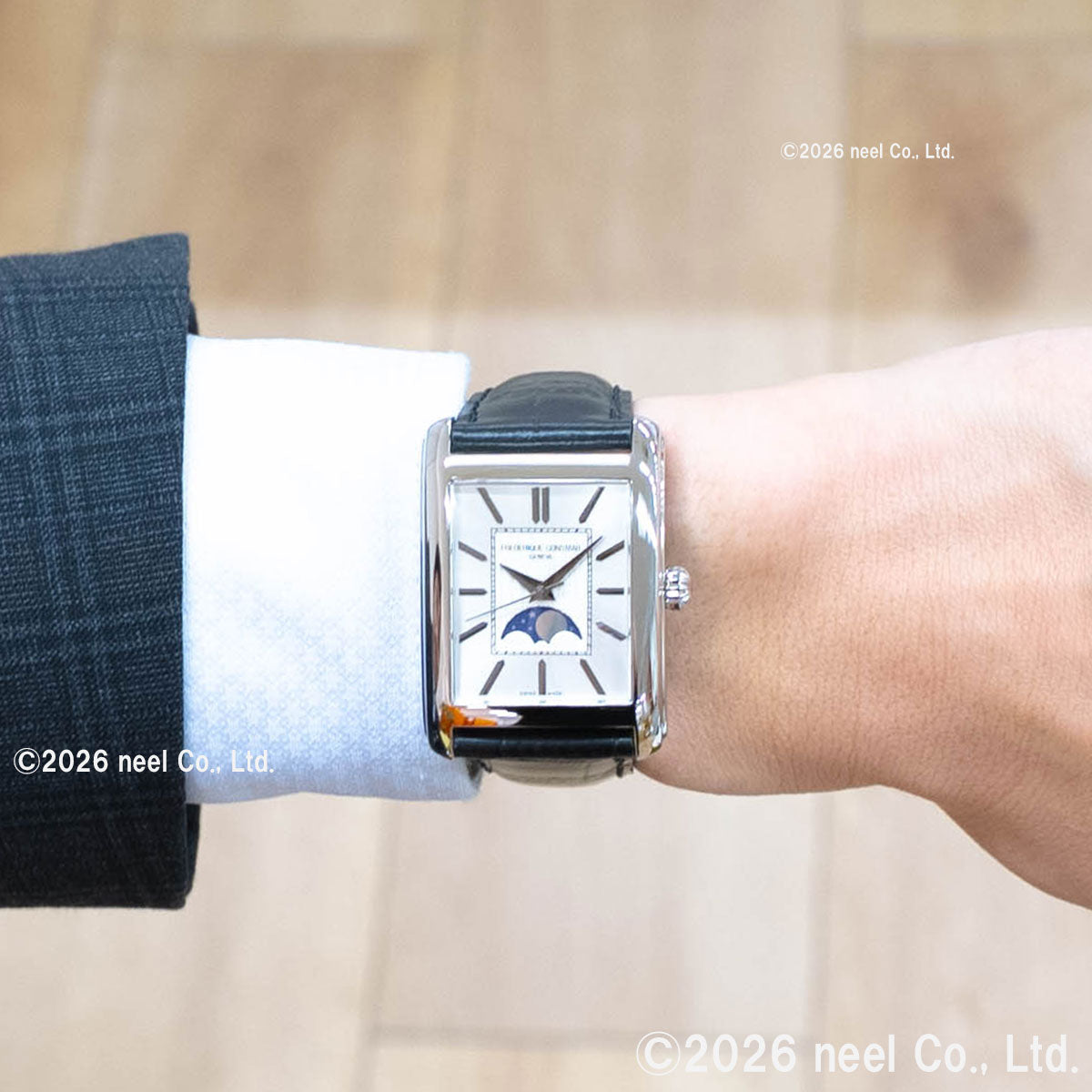 フレデリック コンスタント FREDERIQUE CONSTANT クラシック カレ ムーンフェイズ オートマチック FC-333S4C6 腕時計【2026 新作】【60回分割手数料無料！】