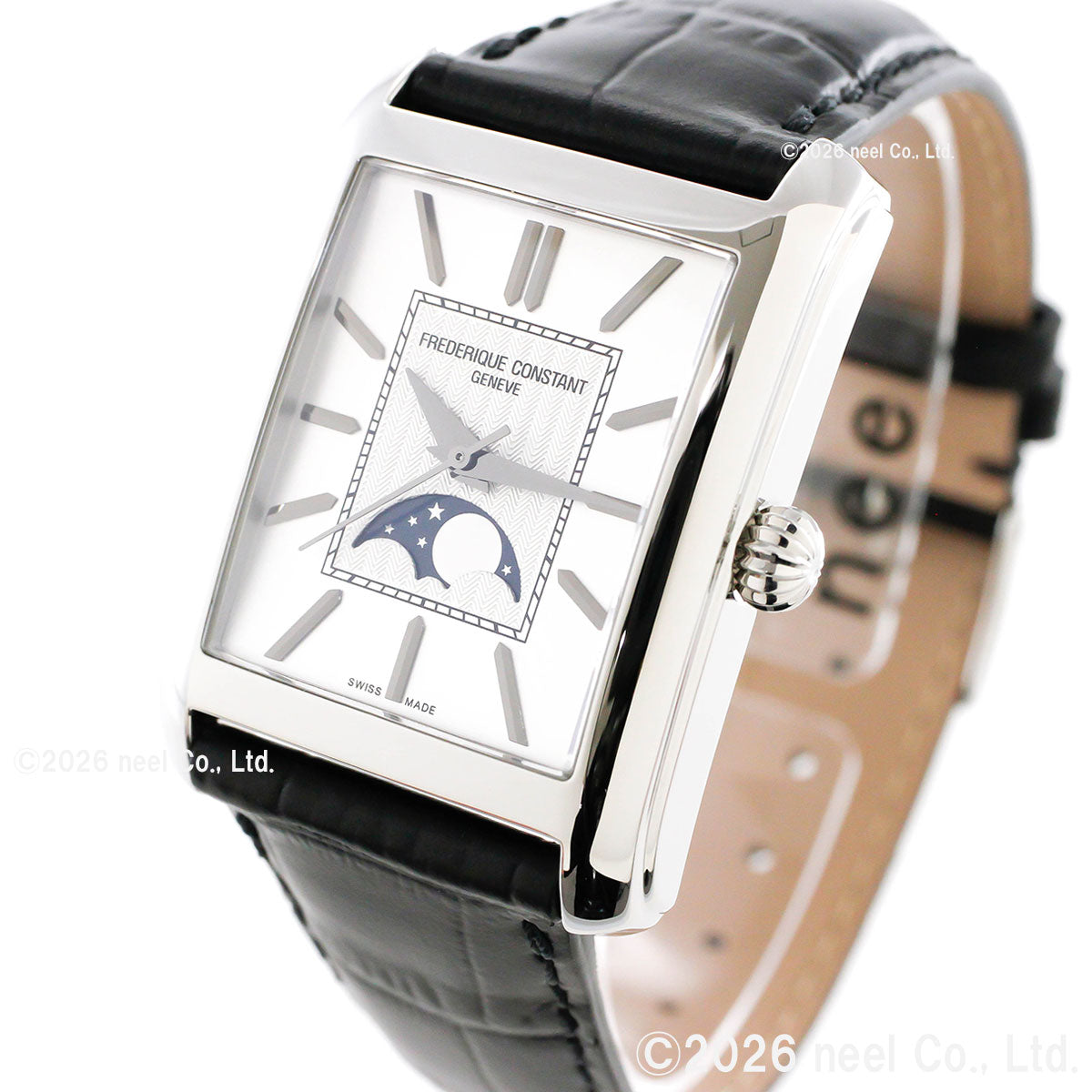 フレデリック コンスタント FREDERIQUE CONSTANT クラシック カレ ムーンフェイズ オートマチック FC-333S4C6 腕時計【2026 新作】【60回分割手数料無料！】