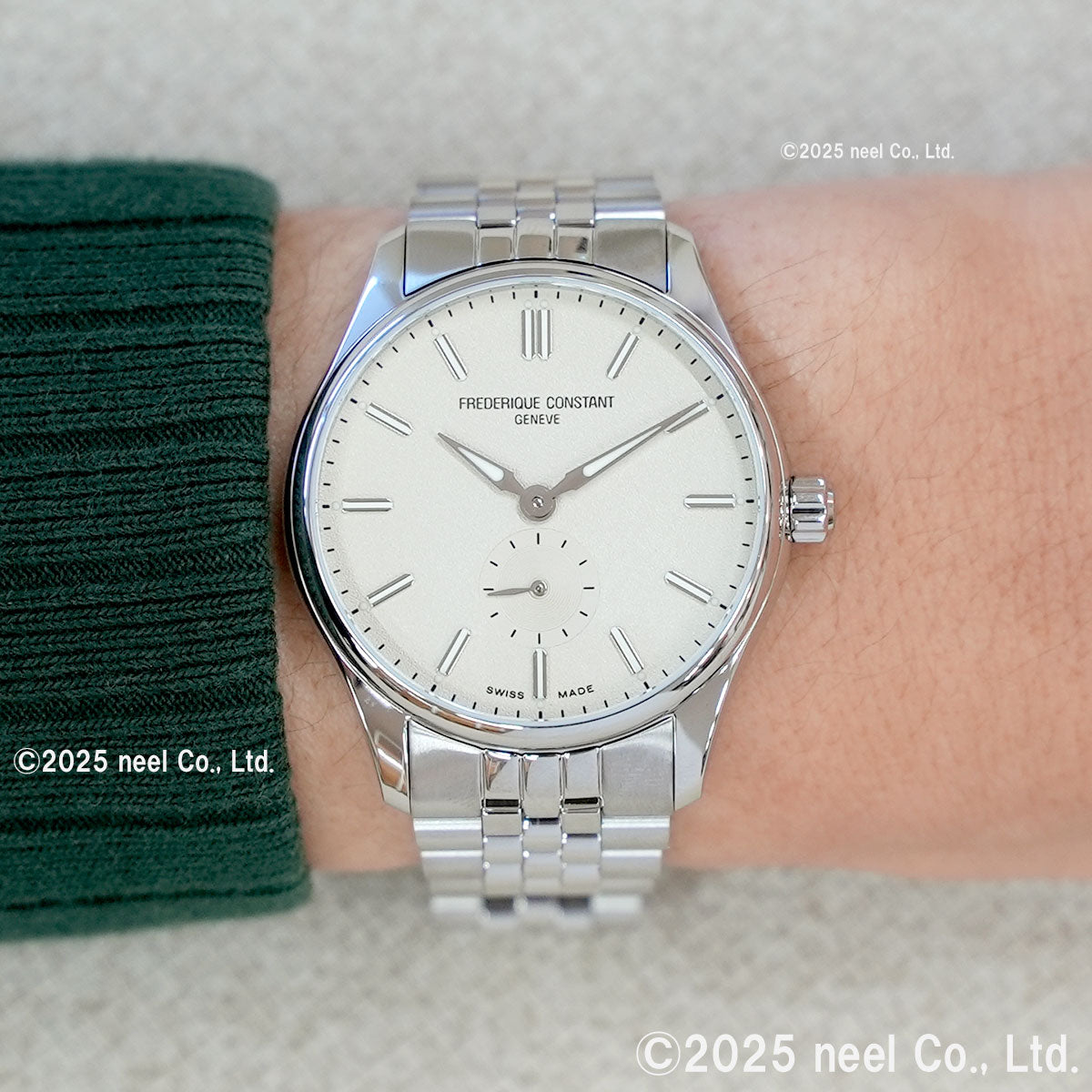 フレデリック コンスタント FREDERIQUE CONSTANT クラシック インデックス スモールセコンド オートマチック FC-530CR3B6B【60回分割手数料無料！】