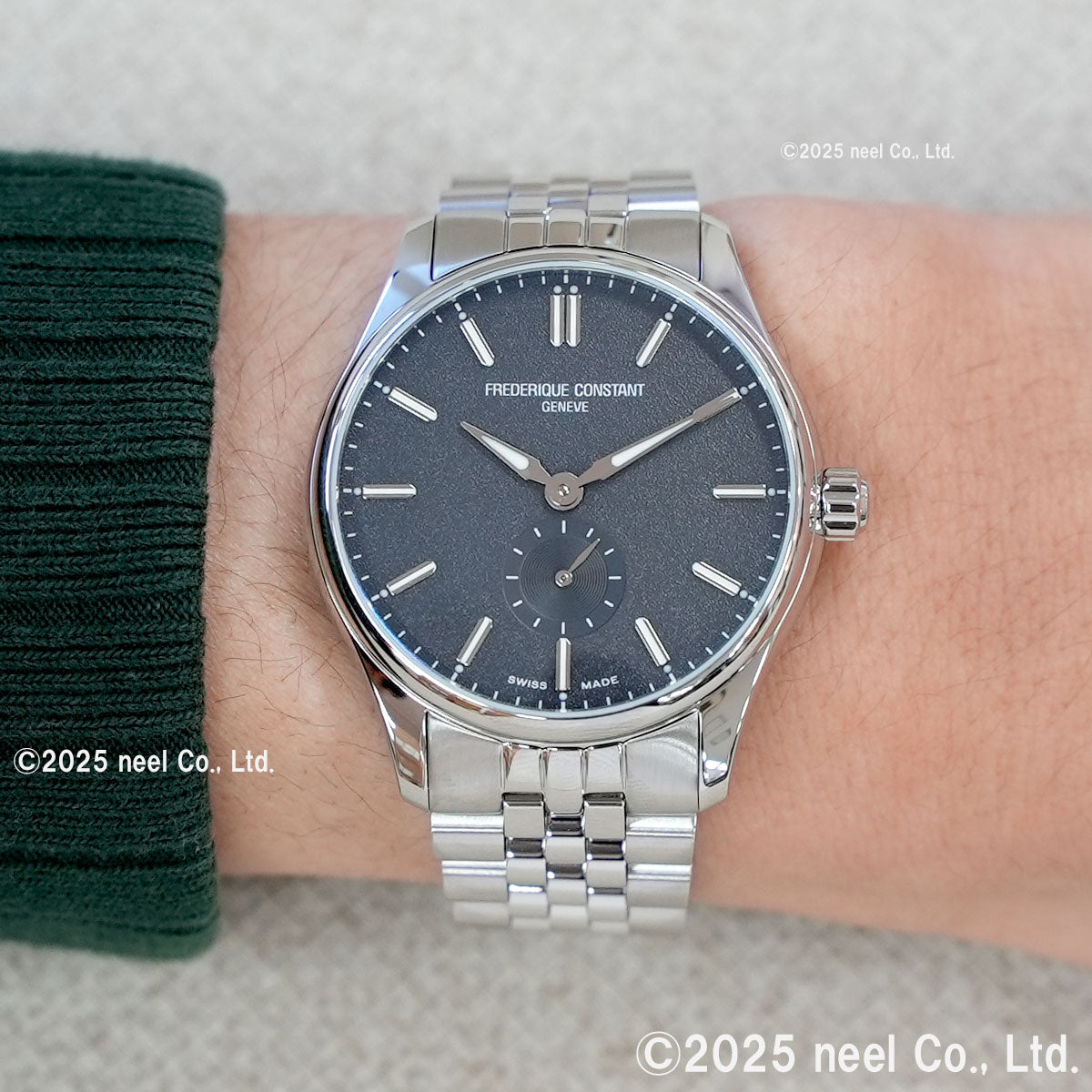 フレデリック コンスタント FREDERIQUE CONSTANT クラシック インデックス スモールセコンド オートマチック FC-530G3B6B【60回分割手数料無料！】
