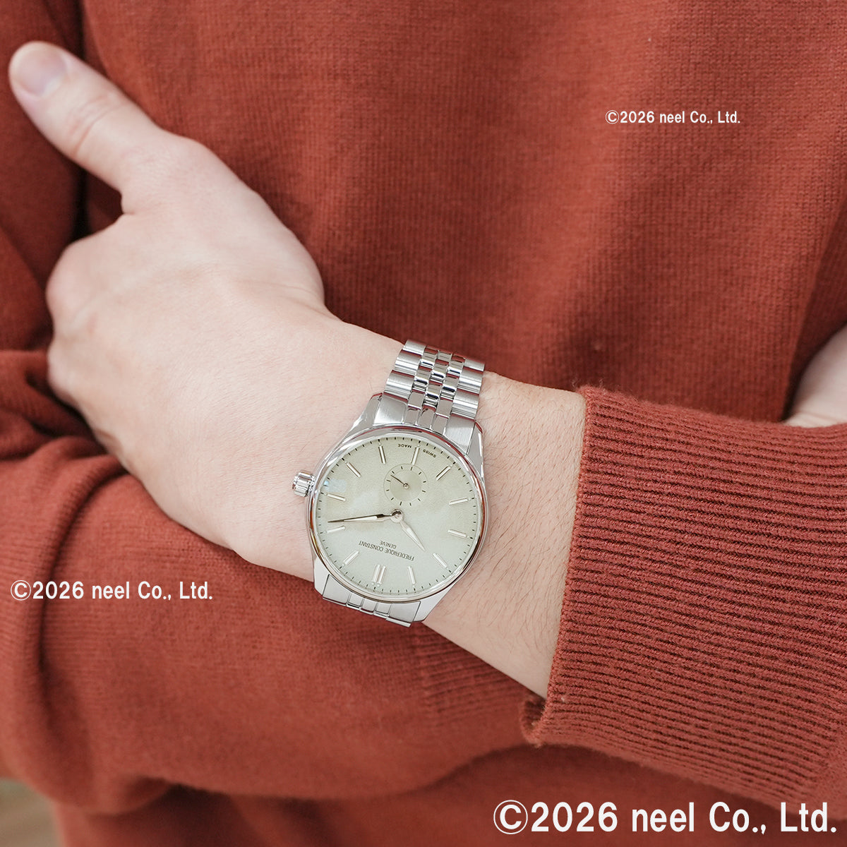 フレデリック コンスタント FREDERIQUE CONSTANT クラシック インデックス スモールセコンド オートマチック FC-530GR3B6B【60回分割手数料無料！】