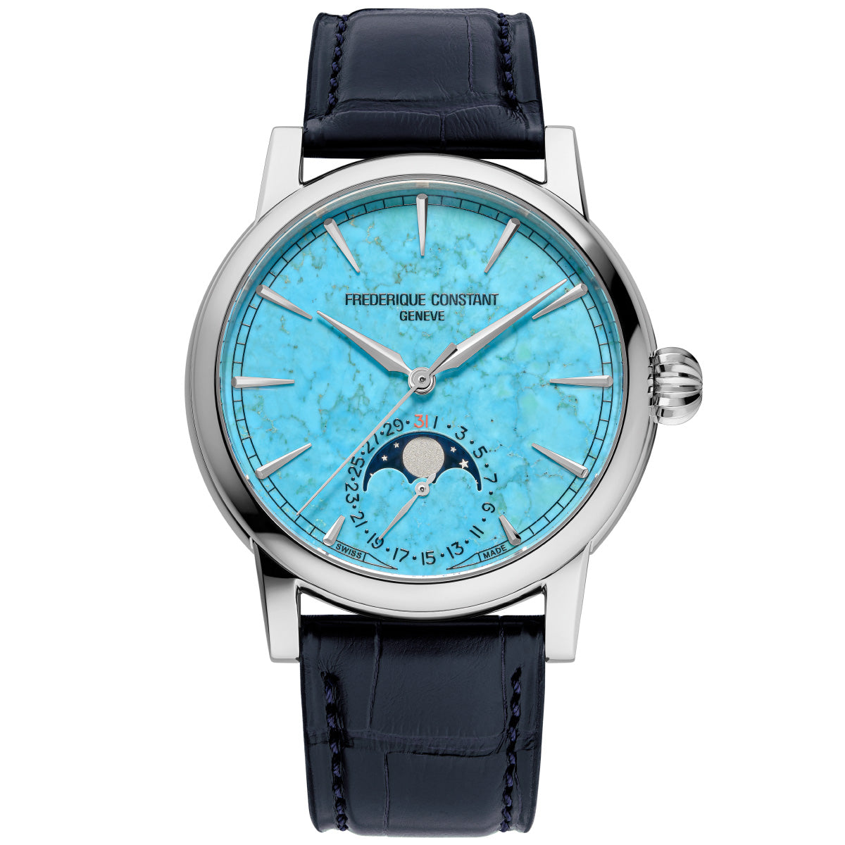フレデリック コンスタント FREDERIQUE CONSTANT クラシック ムーンフェイズ デイト マニュファクチュール 世界限定716本 FC-716TU3H6 腕時計 自動巻き メンズ【60回分割手数料無料！】