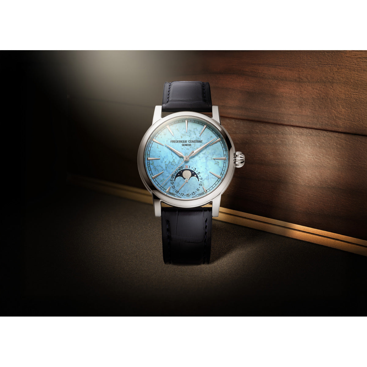 フレデリック コンスタント FREDERIQUE CONSTANT クラシック ムーンフェイズ デイト マニュファクチュール 世界限定716本 FC-716TU3H6 腕時計 自動巻き メンズ【60回分割手数料無料！】