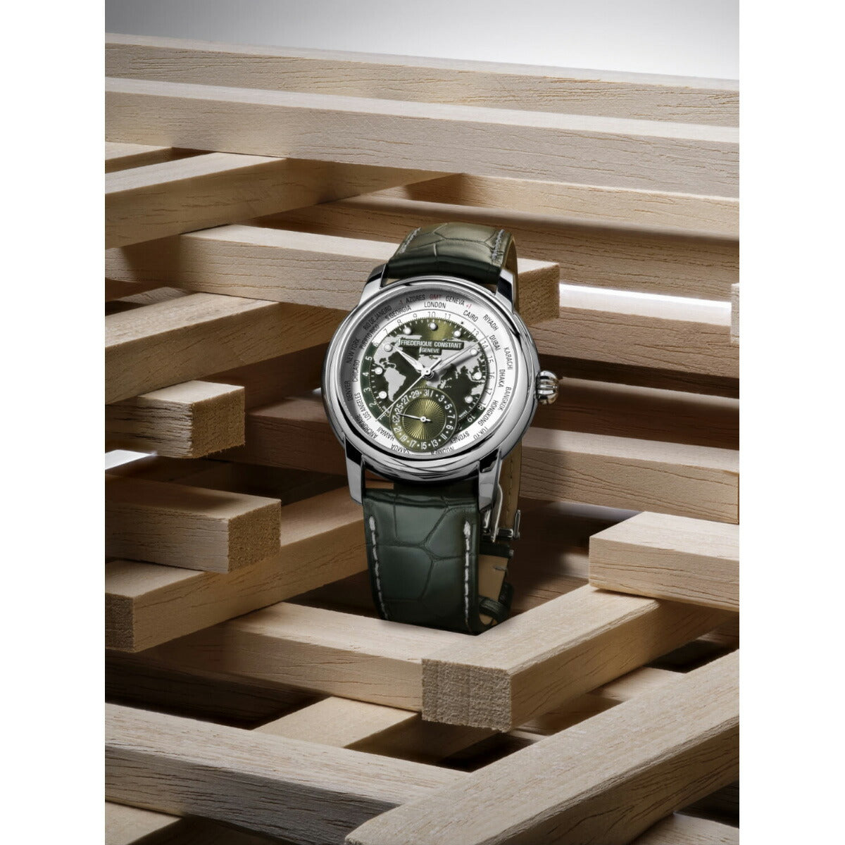 フレデリック コンスタント FREDERIQUE CONSTANT マニュファクチュール ワールドタイマー FC-718KWM4H6 腕時計 フレデリックコンスタント【60回分割手数料無料！】